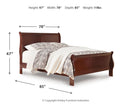 Alisdair King Sleigh Bed, Dresser, Mirror and Nightstand