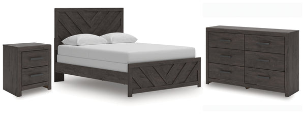 Prendonea Queen Panel Bed, Dresser and Nightstand