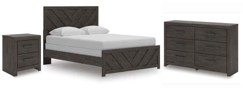 Prendonea Queen Panel Bed, Dresser and Nightstand