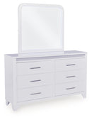 Jarlee Queen Panel Bed, Dresser, Mirror and Nightstand