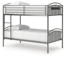 Lanceburg Twin over Twin Bunk Bed with Ladder