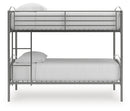 Lanceburg Twin over Twin Bunk Bed with Ladder