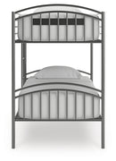 Lanceburg Twin over Twin Bunk Bed with Ladder