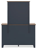 Landocken Twin Panel Bed, Dresser and Mirror