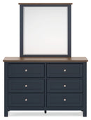 Landocken Twin Panel Bed, Dresser and Mirror