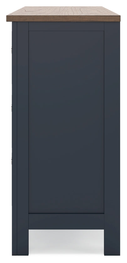 Landocken Twin Panel Bed, Dresser, Chest and Nightstand