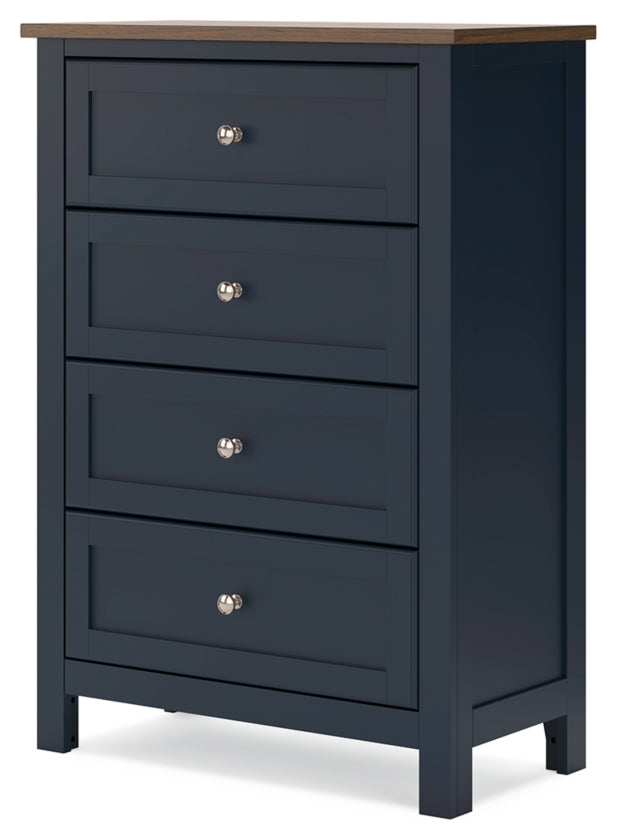 Landocken Twin Panel Bed, Chest and Nightstand