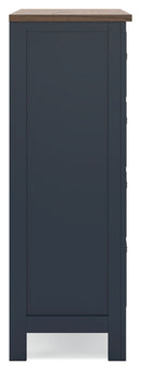 Landocken Twin Panel Bed, Chest and Nightstand