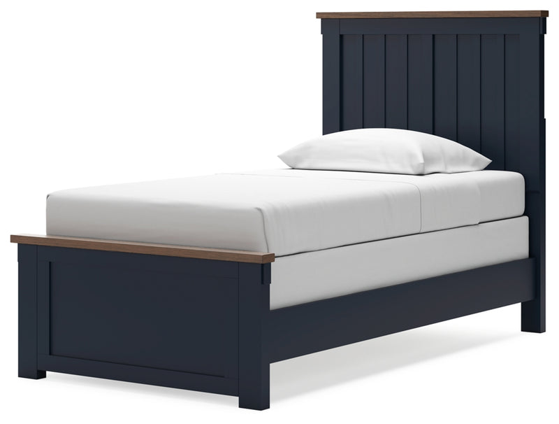 Landocken Twin Panel Bed, Chest and Nightstand