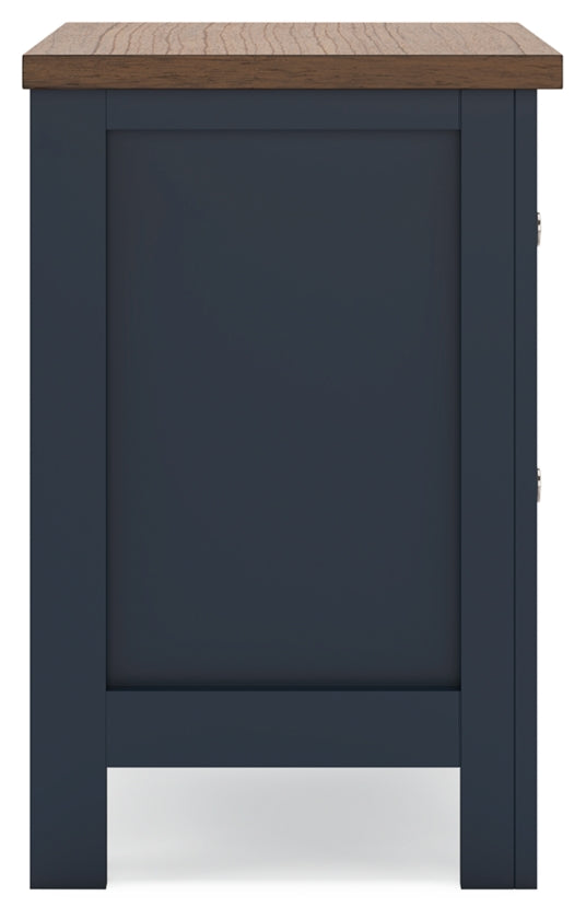 Landocken Twin Panel Bed, Chest and Nightstand