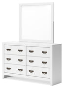 Binterglen Twin Panel Bed, Dresser, Mirror, Chest and 2 Nightstands