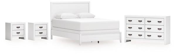 Binterglen Queen Panel Bed, Dresser and 2 Nightstands