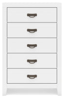 Binterglen Twin Panel Bed, Dresser, Mirror, Chest and 2 Nightstands