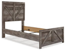 Wynnlow Queen Crossbuck Panel Bed (Bed Size: Twin)
