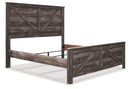 Wynnlow King Crossbuck Panel Bed and Chest