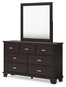 Covetown Queen Panel Bed, Dresser and Mirror