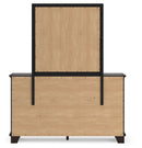 Covetown California King Panel Bed, Dresser and Mirror