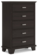 Covetown Full Panel Bed, Chest and Nightstand