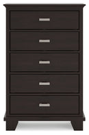Covetown Full Panel Bed, Chest and Nightstand