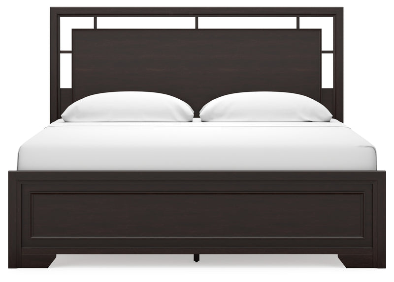 Covetown King Panel Bed, Dresser and Mirror