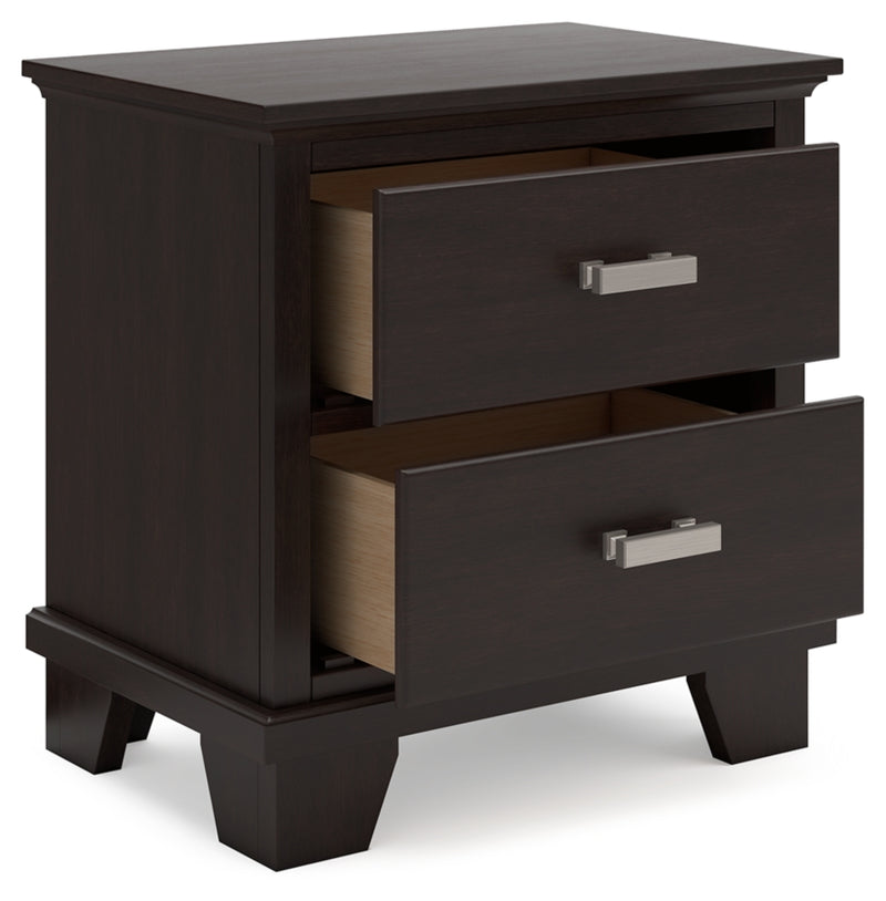 Covetown Queen Panel Bed and Nightstand