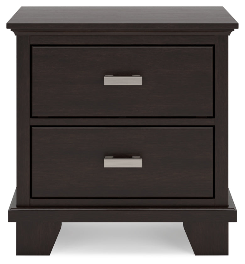 Covetown Queen Panel Bed and Nightstand