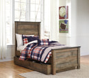 Trinell Twin Panel Bed with 1 Large Storage Drawer (Bed Size: Twin)