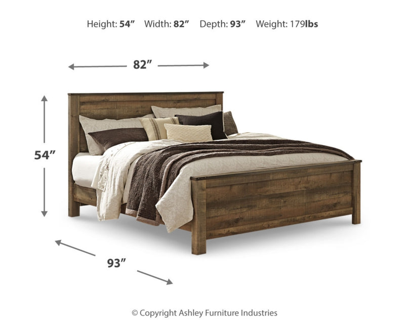 Trinell King Panel Bed, Chest and 2 Nightstands