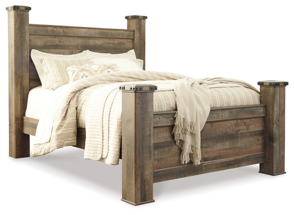 Trinell Queen Poster Bed (Bed Size: Queen)
