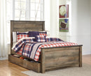 Trinell Twin Panel Bed with 1 Large Storage Drawer (Bed Size: Full)