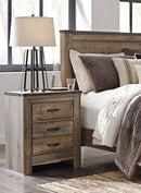 Trinell King Panel Bed, Dresser, Mirror and Nightstand