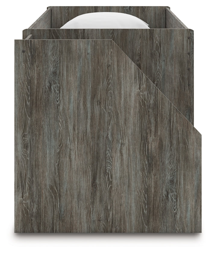 Frandern Twin Over Twin Loft Bed and Mattresses