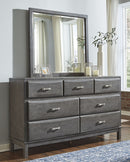 Caitbrook Queen Storage Bed, Dresser, Mirror, Chest and Nightstand