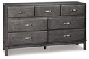 Caitbrook King Storage Bed, Dresser and 2 Nightstands