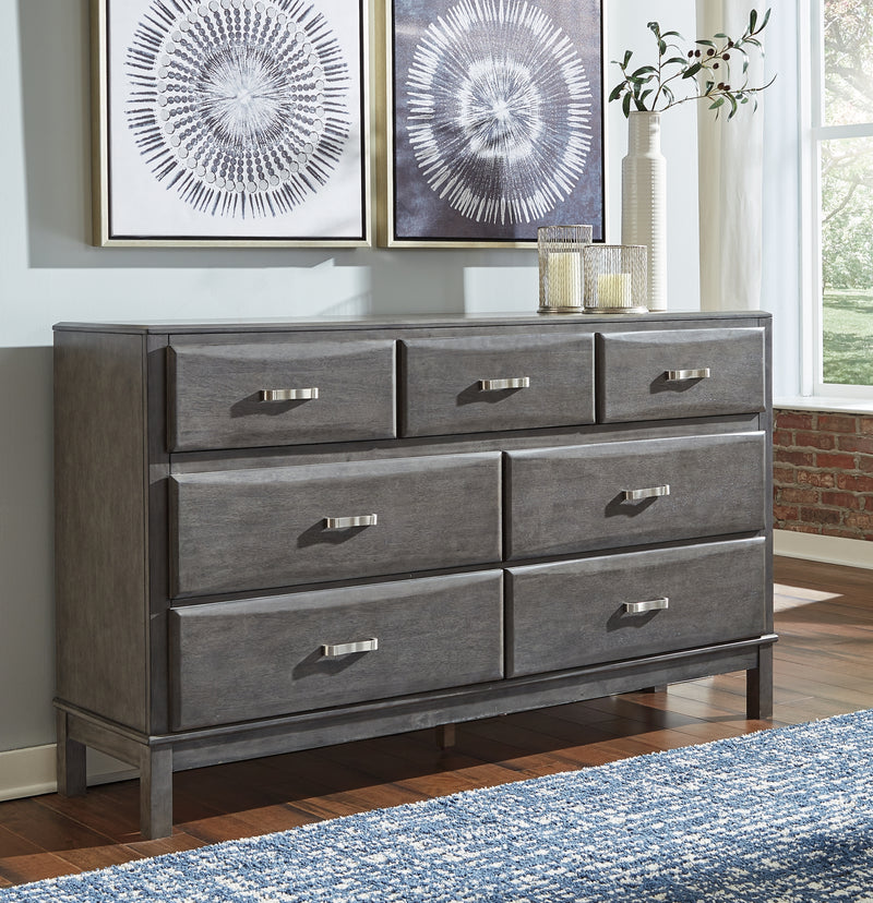 Caitbrook California King Storage Bed, Dresser and 2 Nightstands