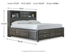 Caitbrook Queen Storage Bed, Dresser and Nightstand