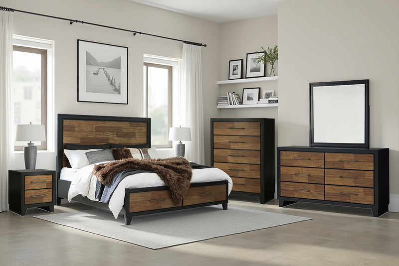 Kraeburn Queen Panel Storage Bed (Bed Size: Queen)