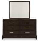 Neymorton King Panel Bed, Dresser, Mirror and Nightstand