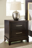 Neymorton Queen Upholstered Panel Bed, Dresser, Mirror and Nightstand