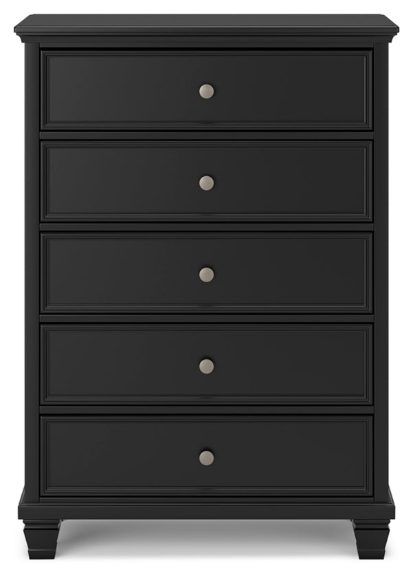 Lanolee Twin Panel Bed and Chest