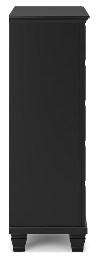 Lanolee Full Panel Bed and Chest