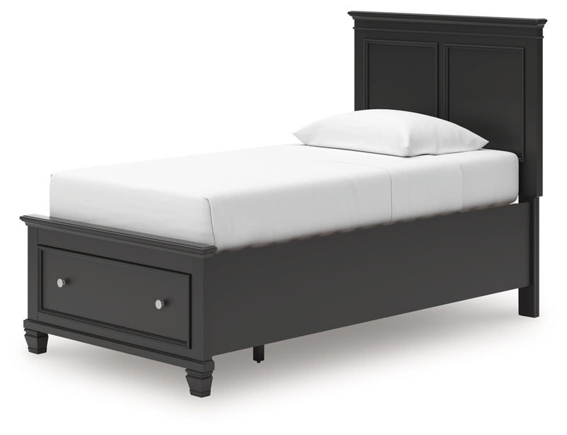 Lanolee Twin Panel Storage Bed