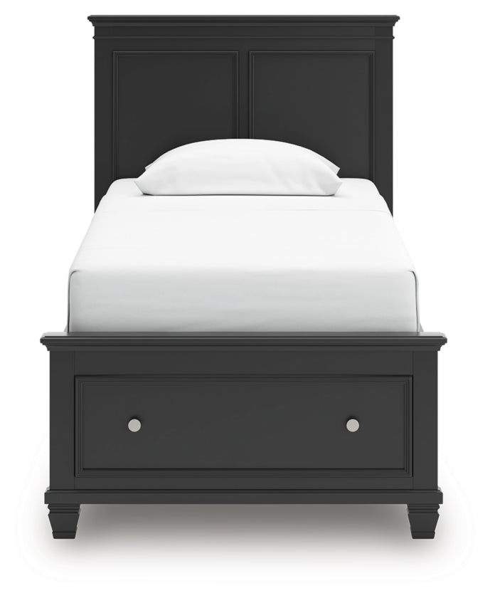 Lanolee Twin Panel Storage Bed