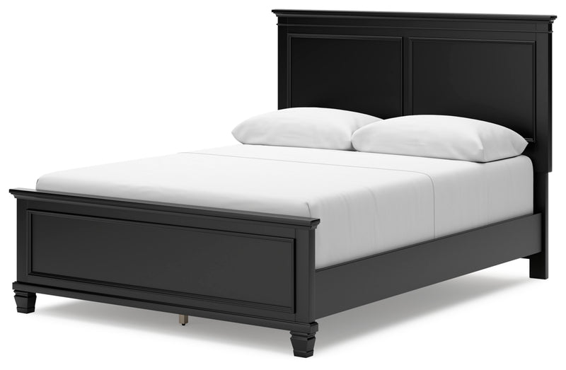 Lanolee Queen Panel Bed, Dresser, Mirror and Nightstand