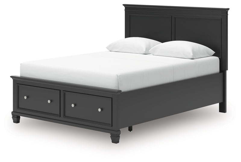 Lanolee Queen Panel Storage Bed