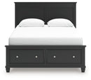 Lanolee Queen Panel Storage Bed