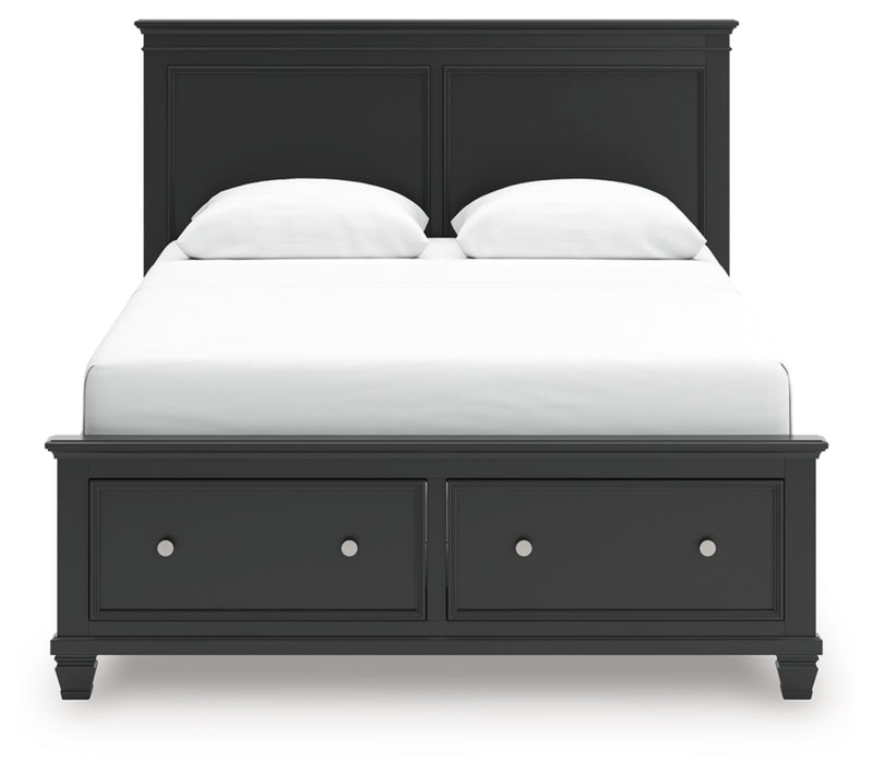 Lanolee Queen Panel Storage Bed