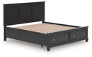 Lanolee California King Panel Storage Bed
