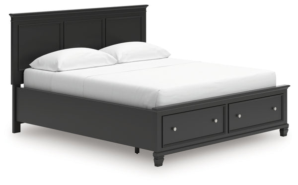 Lanolee California King Panel Storage Bed