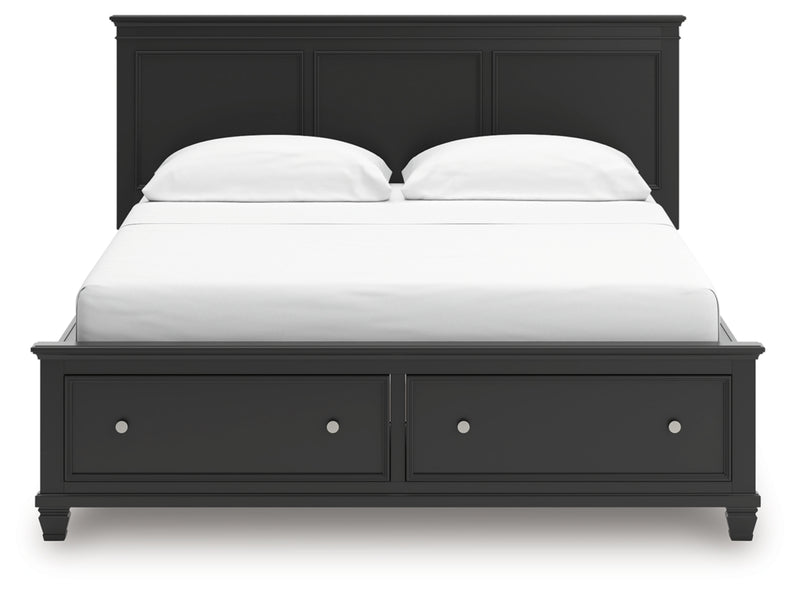 Lanolee California King Panel Storage Bed